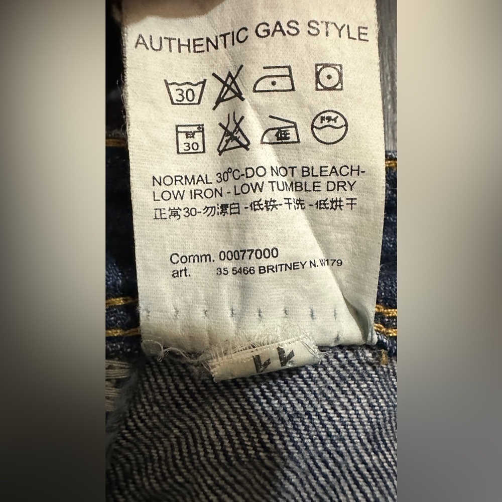 Gas Britney Denim Jeans Women’s Size 28 - Picture 10 of 11